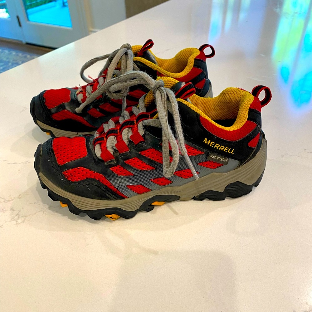 Kids Merrill Waterproof Hiking Shoes